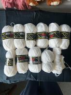 10 Bolletjes Wit Garen - Wol/Acryl, Hobby en Vrije tijd, Breien en Haken, Ophalen of Verzenden, Nieuw, Breien of Haken, Wol of Garen