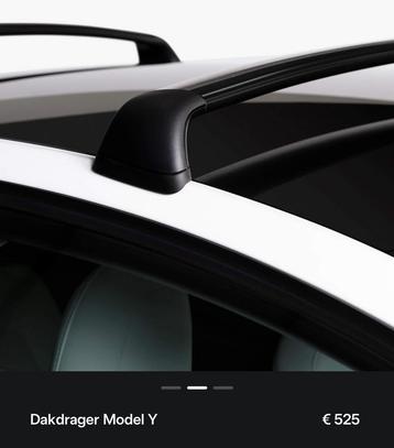 Originele en nieuwe Tesla dakdragers Model Y beschikbaar voor biedingen