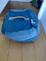 LODSH denim poef en denim kussens, Huis en Inrichting, Ophalen, Zo goed als nieuw