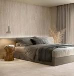 Vloertegel 80x80 warm beige marmer travertino cross