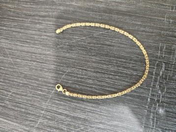 14 k gouden koningsarmband 3 gram beschikbaar voor biedingen