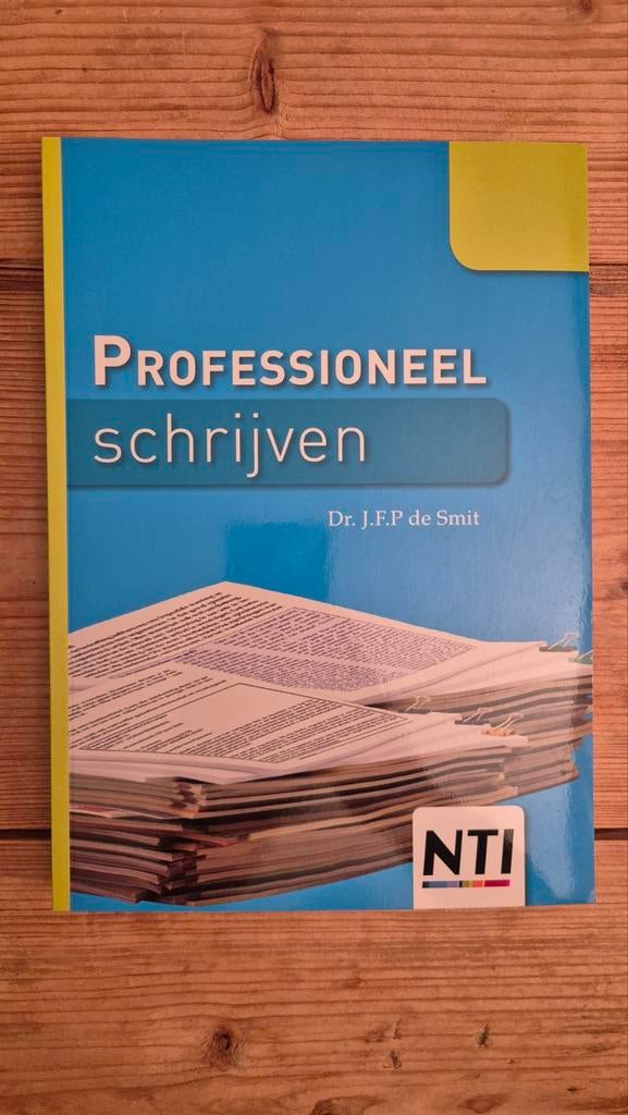 Professioneel Schrijven - Dr. J.F.P de Smit, Zo goed als nieuw, Dr. J.F.P de Smit, Alpha, HBO