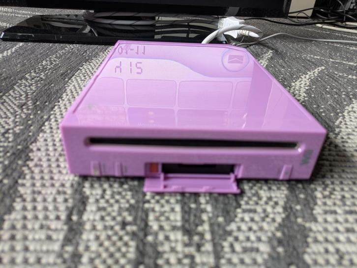 Wii Paars NIEUWE Behuizing, Spelcomputers en Games, Spelcomputers | Nintendo Wii, Zo goed als nieuw, Zonder controller, Ophalen of Verzenden