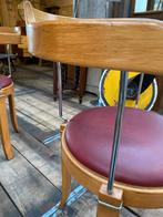 Vijf Italiaanse Design stoelen stapelbare stoeltjes, Ophalen