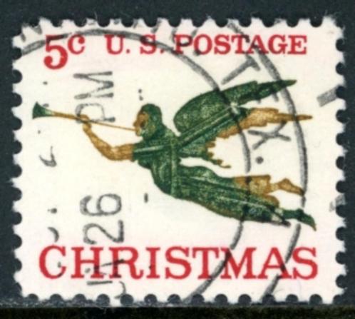 USA Verenigde Staten 1276 - Kerstzegel, Postzegels en Munten, Postzegels | Amerika, Gestempeld, Noord-Amerika, Ophalen of Verzenden