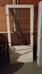 Jaren 30 kastdeur met glas in lood - 84x195cm, Ophalen, 50 tot 100 cm, 150 tot 200 cm