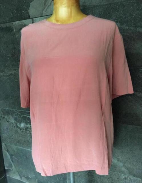 Casual Corner design blouse puur silk roze uniek maat M, Kleding | Dames, Blouses en Tunieken, Nieuw, Maat 38/40 (M), Roze, Ophalen of Verzenden