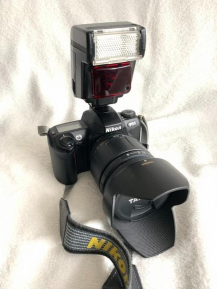 Goed werkende Analoog camera van Nikon F65 met flitser Nikon, Audio, Tv en Foto, Fotocamera's Analoog, Gebruikt, Spiegelreflex