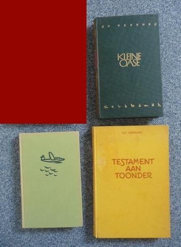 3 boeken van Go Verburg beschikbaar voor biedingen