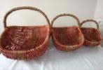 Set rieten manden merk Mica 100% handgemaakt, Huis en Inrichting, Woonaccessoires | Schalen en Manden, Mand, Nieuw, Ophalen of Verzenden