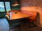 Unieke boomstamtafel & bijpassende bank, Huis en Inrichting, Tafels | Eettafels, Ophalen, 200 cm of meer, 50 tot 100 cm, Zo goed als nieuw