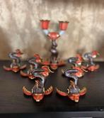 6x Herend Koi Karper Menukaarthouder, Ophalen of Verzenden