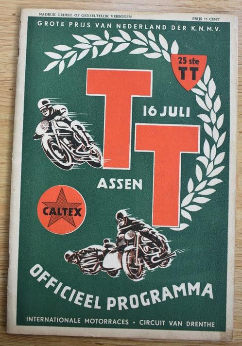 Programmaboekje TT ASSEN uit 1955, Boeken, Auto's | Folders en Tijdschriften, Gelezen, Overige merken, Ophalen of Verzenden