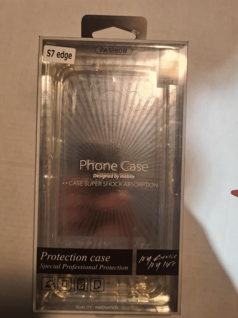 Samsung S7 Edge Hoesje - Nieuw in Verpakking, Ophalen of Verzenden, Nieuw, IPhone SE (2022), Hoesje of Tasje