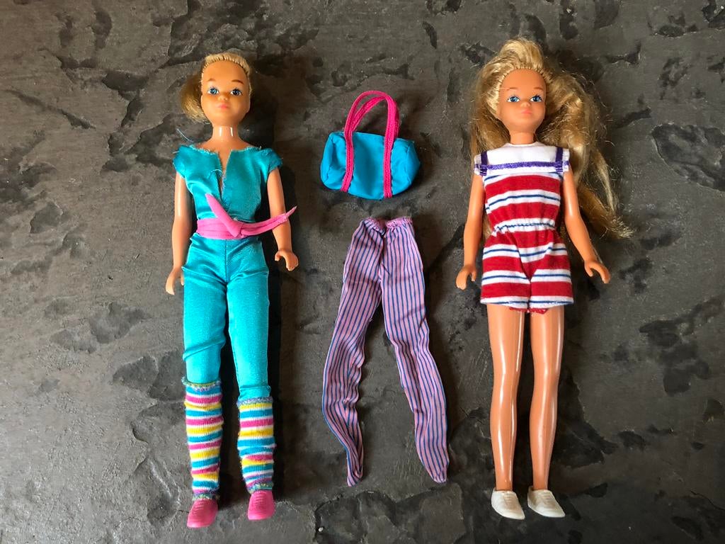 Skipper vintage zusje van barbie popjes mattel 1967, Verzamelen, Poppen, Ophalen of Verzenden, Zo goed als nieuw, Fashion Doll