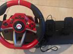 HORI Mario Kart Racing Wheel Pro Deluxe stuur Zwart/rood, Spelcomputers en Games, Spelcomputers | Nintendo Switch, Ophalen