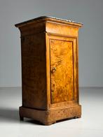 Frans Louis Philippe nachtkastje antiek marmer, Ophalen, Gebruikt, Hout