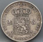 Zilveren rijksdaalder 1850 - 2 1/2 gulden 1850, Koning Willem III, Verzenden, Zilver, Losse munt