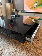 Salontafel IKEA hoogglans zwart vierkant, Ophalen, Vierkant, 50 tot 100 cm, Zo goed als nieuw