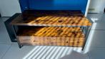 Vasagle salontafel met 2 lades, metaal / hout look, Ophalen, 100 tot 150 cm, 50 tot 100 cm, Zo goed als nieuw