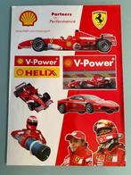 Formule 1  Ferrari Shell stickervel Schumacher / Massa, Ophalen of Verzenden, Nieuw, Formule 1