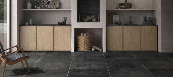 Keramische tegels Kronos Le Reverse Nuit Antique Heritage, Doe-het-zelf en Verbouw, Tegels, Nieuw, Vloertegels, Keramiek, 60 cm of meer