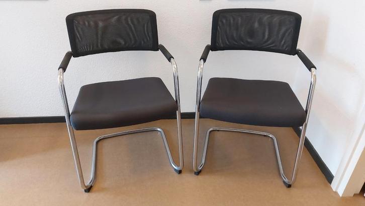 4 design eetkamerstoelen/buisstoelen, merk Luxy (It), izgs, Huis en Inrichting, Stoelen, Zo goed als nieuw, Vijf, Zes of meer stoelen