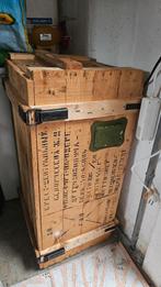 Houten kist, Huis en Inrichting, Woonaccessoires | Kisten, Ophalen, Minder dan 50 cm, Gebruikt, 50 tot 100 cm
