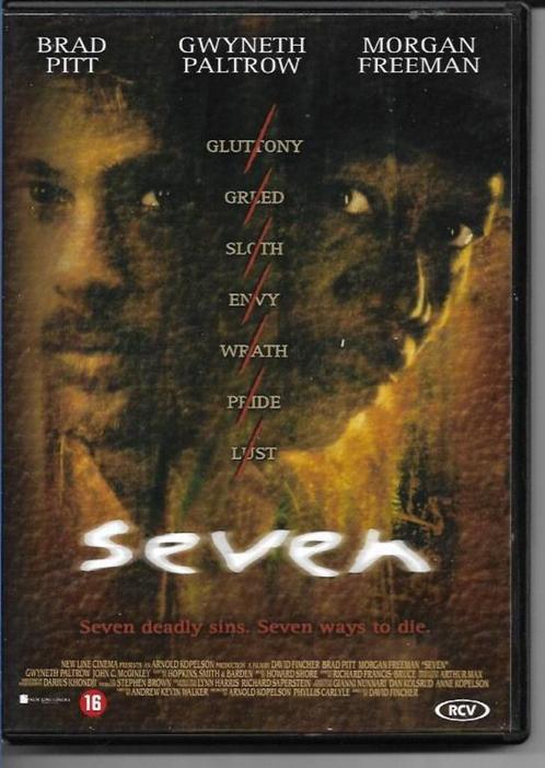 Seven, Cd's en Dvd's, Dvd's | Thrillers en Misdaad, Zo goed als nieuw, Maffia en Misdaad, Vanaf 16 jaar, Verzenden
