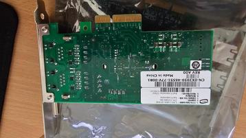 2X Dell X3959 Intel PRO1000PT gbit ethernet kaart beschikbaar voor biedingen