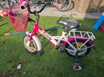 Loekie kinderfiets 12 inch met zijwieltjes, Ophalen, Gebruikt, Loekie, 14 inch of minder
