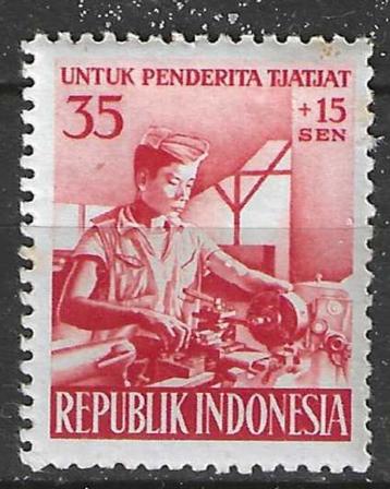 Indonesie 1957 - Yvert 138 - Revalidatie Gehandicapten (PF) beschikbaar voor biedingen