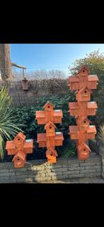 Leuke paalhuisjes voor musjes, Tuin en Terras, Vogelhuisjes en Vogelbaden, Ophalen, Nieuw