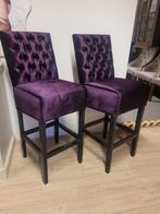 *OPRUIMING* 2 Barstoelen Gerard Paars €518,- NU €399,- (1), Huis en Inrichting, Barkrukken, 2 krukken, Ophalen of Verzenden, Nieuw