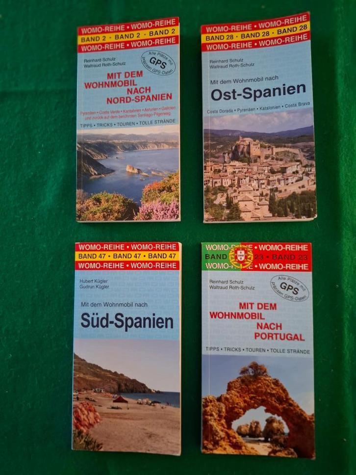 4 WoMo reisgidsen Spanje & Portugal, Boeken, Reisgidsen, Zo goed als nieuw, Reisgids of -boek, Europa, Overige merken, Ophalen of Verzenden