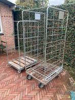 Twee rolcontainers, Doe-het-zelf en Verbouw, 100 liter of meer, Ophalen of Verzenden, Gebruikt, Transportkar