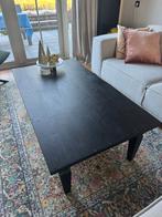 Zwarte houten salontafel, Huis en Inrichting, Ophalen, 100 tot 150 cm, 50 tot 100 cm, Minder dan 50 cm