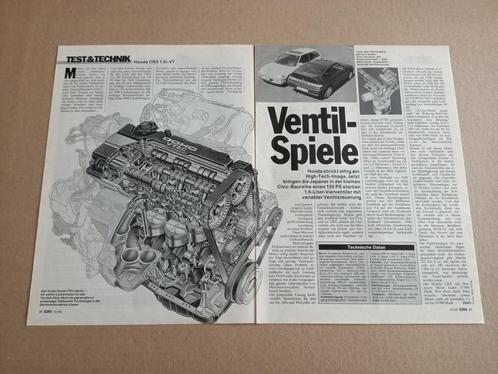 Test (uit oud tijdschrift) Honda CRX/ Civic/ V-Tech (1990), Verzamelen, Automerken, Motoren en Formule 1, Verzenden