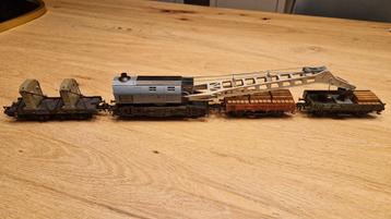 Fleischmann 5597 Kraanwagen met wagonnen  beschikbaar voor biedingen