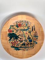 Schaal souvenir Florida USA bamboe jaren 60 Disneyworld, Ophalen of Verzenden, Zo goed als nieuw