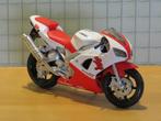 Yamaha YZF R1 wit/rood 1:18 los, Hobby en Vrije tijd, Modelauto's | 1:18, Maisto, May Cheong Group France S.A.S., Nieuw, Ophalen of Verzenden