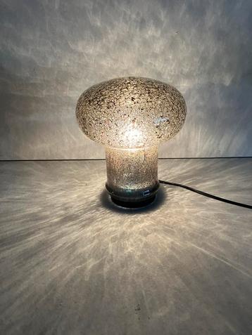 Peill und Putzler vintage bubbelglas paddenstoel tafellamp. beschikbaar voor biedingen