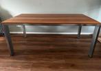 Eettafel 180x100, Ophalen, 50 tot 100 cm, Zo goed als nieuw, Metaal