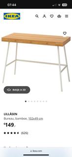 Lillasen bureau en kullaberg bureaustoel, Huis en Inrichting, Bureaus, Ophalen, Zo goed als nieuw