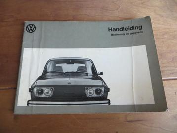 Instructieboek Volkswagen 412 E 1972, zeer mooi! beschikbaar voor biedingen