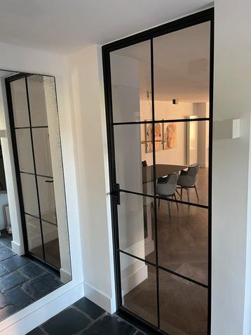 Robuuste stalen deur zwart - 99 x 246  beschikbaar voor biedingen