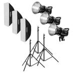 Godox SL60IID LED Videolamp Trio Kit voor fotografie & video, Ophalen, Zo goed als nieuw, Lamp of Flitsset