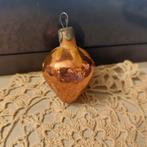 B1149 oude kerstbal roze aardbei 5 cm, Ophalen of Verzenden, Gebruikt