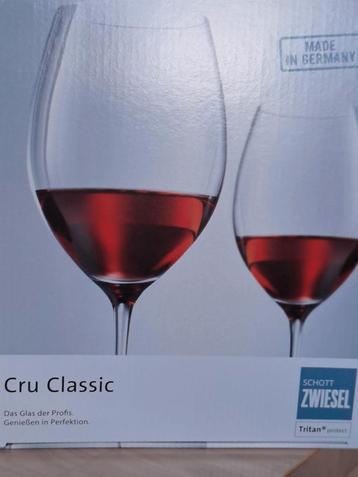 2 Nieuwe Zwiesel Cru Classic Rode Wijnglazen beschikbaar voor biedingen