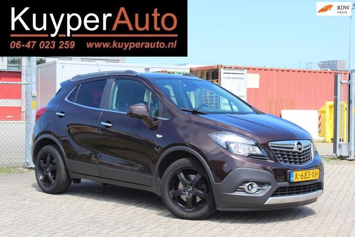 Opel Mokka 1.4 T Cosmo 4 wheel executive ,,, VOL LEDER MULTI, Auto's, Opel, Bedrijf, Te koop, Mokka, 4x4, ABS, Achteruitrijcamera